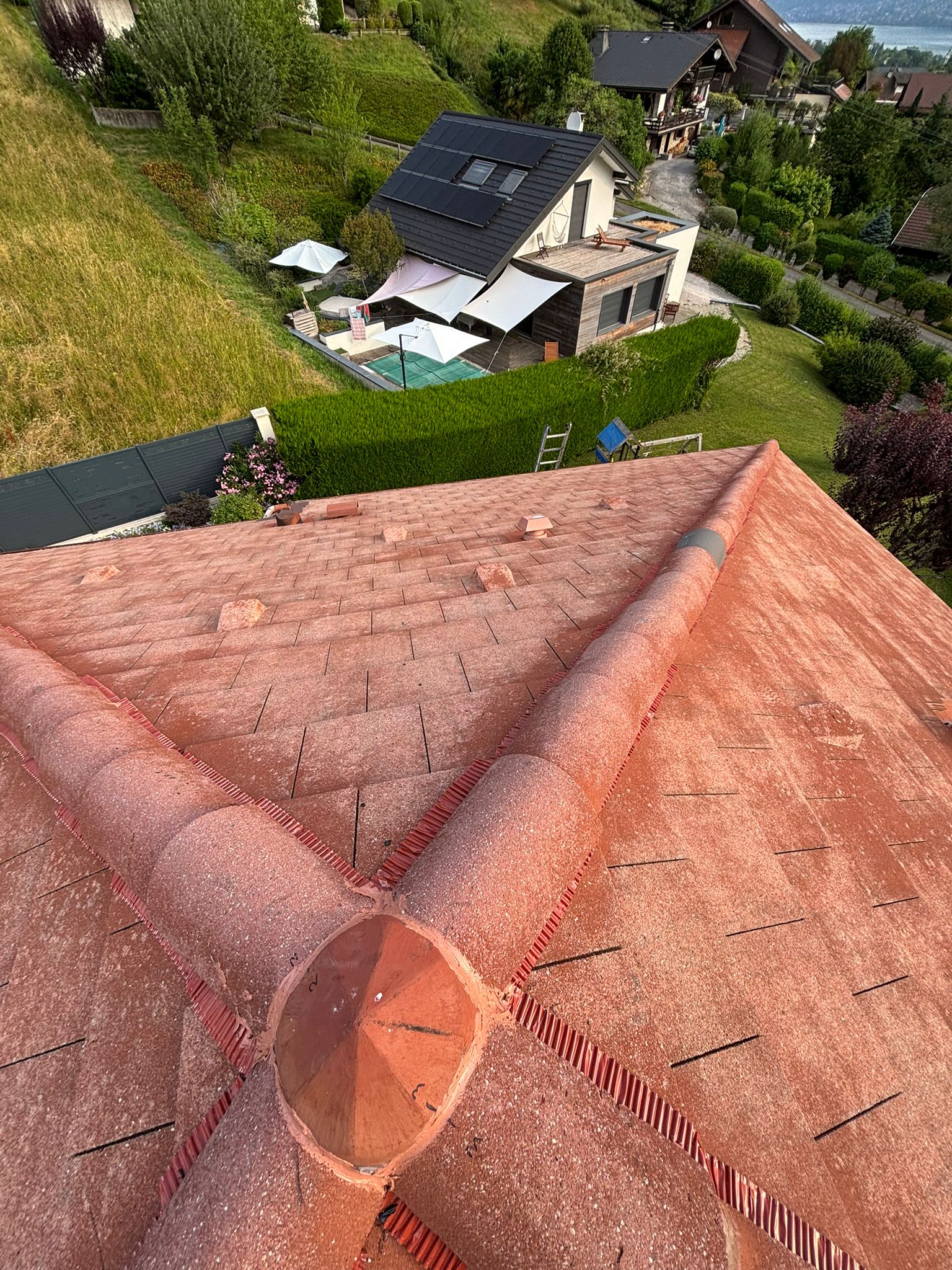 Arêtiers refaits vue plongeante