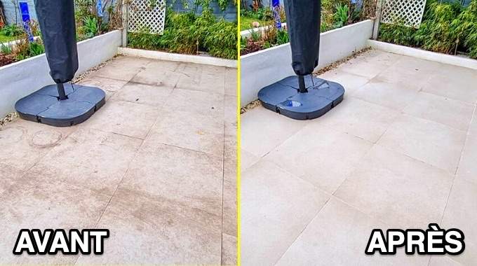 Nettoyage de terrasse et dalles